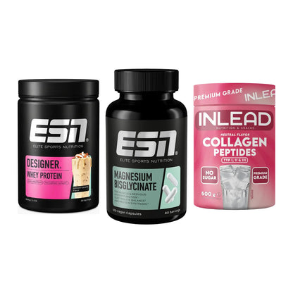 Regenerations-Set: ESN Designer + ESN Magnesium + INLEAD Collagen – alle enthaltenen Artikel
