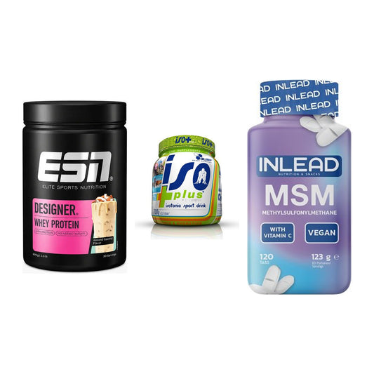 Regenerations-Set: ESN Designer + Olimp Iso Plus + INLEAD MSM – alle enthaltenen Artikel