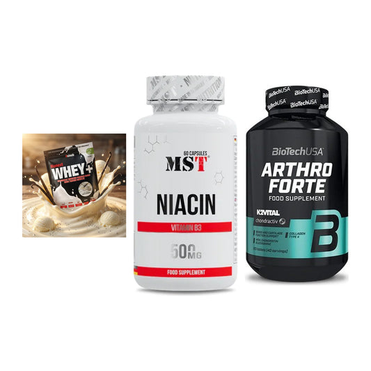 Regenerations-Set: Sinob Honest + MST Niacin + BioTech Arthro – alle enthaltenen Artikel