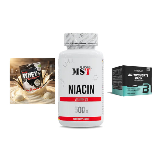 Regenerations-Set: Sinob Honest + MST Niacin + BioTech Arthro – alle enthaltenen Artikel
