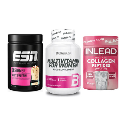 Regenerations-Set: ESN Designer + BioTech Multivi + INLEAD Collagen – alle enthaltenen Artikel