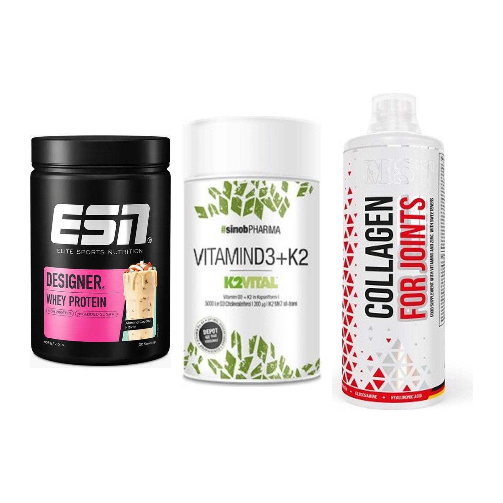 Regenerations-Set: ESN Designer + Sinob Vitamin + MST Collagen – alle enthaltenen Artikel