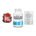 Regenerations-Set: Scitec 100% + BioTech Calcium + BioTech Marine – alle enthaltenen Artikel