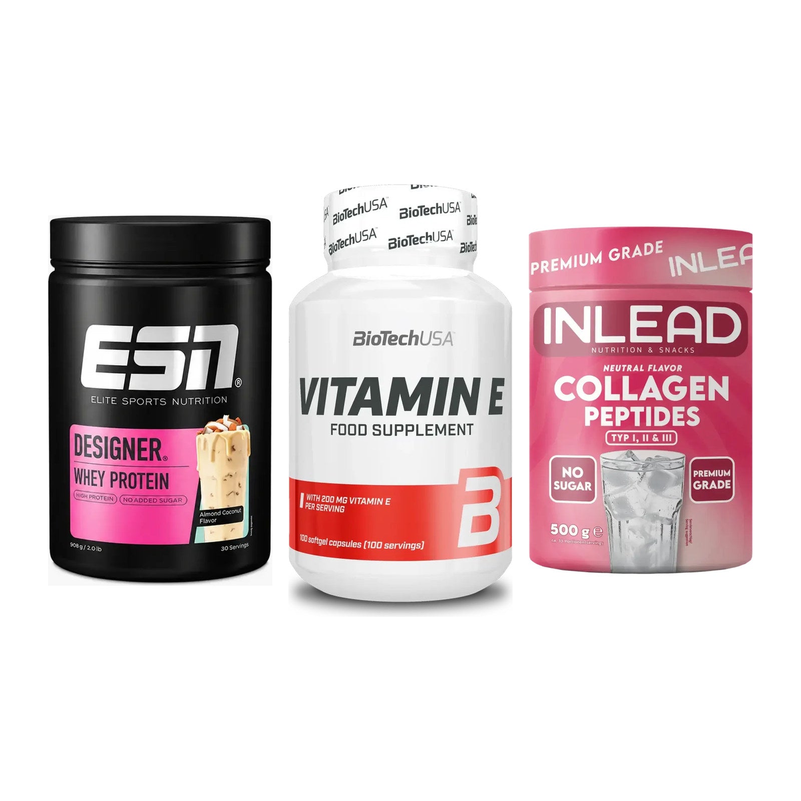 Regenerations-Set: ESN Designer + BioTech Vitamin + INLEAD Collagen – alle enthaltenen Artikel