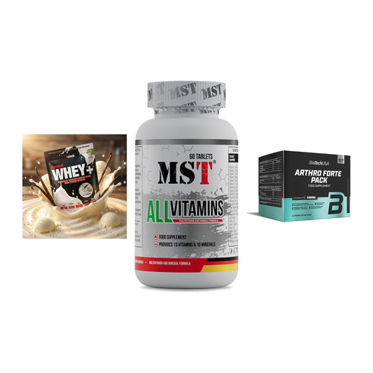 Regenerations-Set: Sinob Honest + MST All Vitamin + BioTech Arthro – alle enthaltenen Artikel