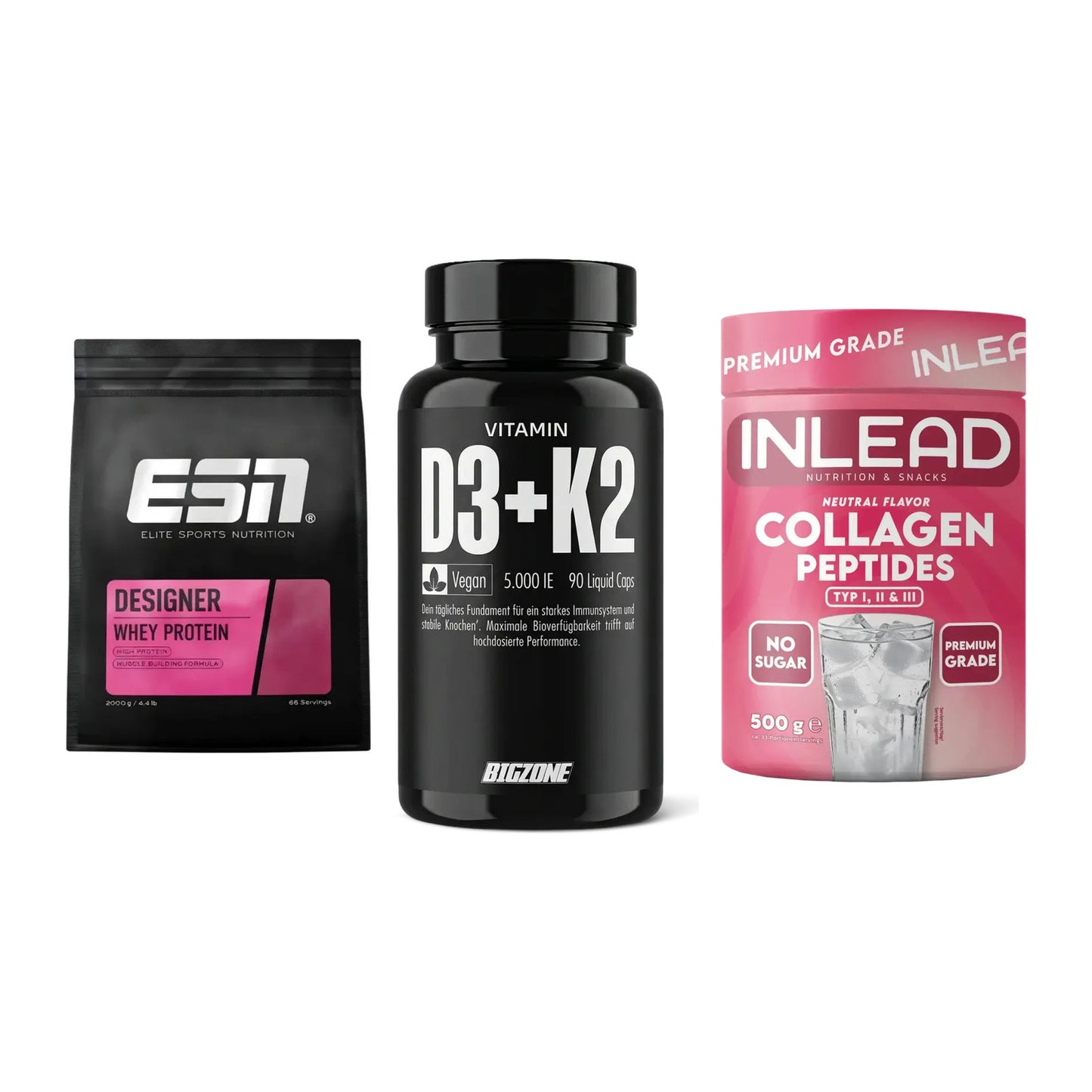 Regenerations-Set: ESN Designer + Big Zone + INLEAD Collagen – alle enthaltenen Artikel