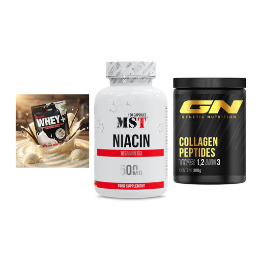 Regenerations-Set: Sinob Honest + MST Niacin + GN Peptan – alle enthaltenen Artikel