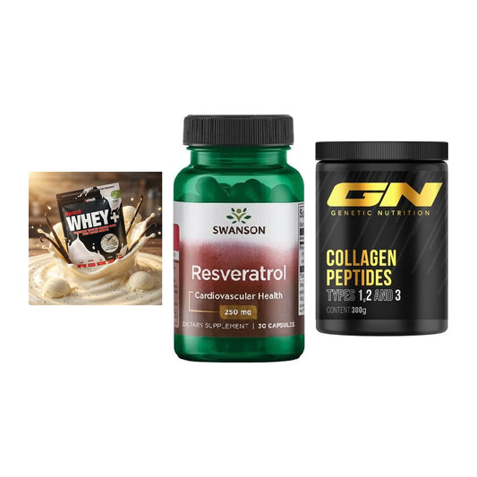 Regenerations-Set: Sinob Honest + Swanson Resvera + GN Peptan – alle enthaltenen Artikel
