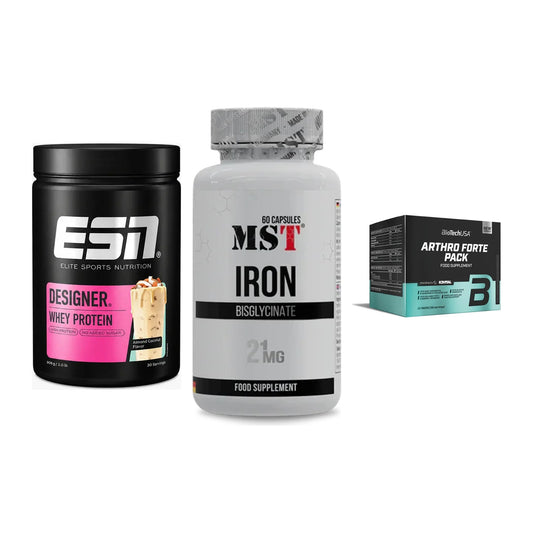 Regenerations-Set: ESN Designer + MST Iron + BioTech Arthro – alle enthaltenen Artikel