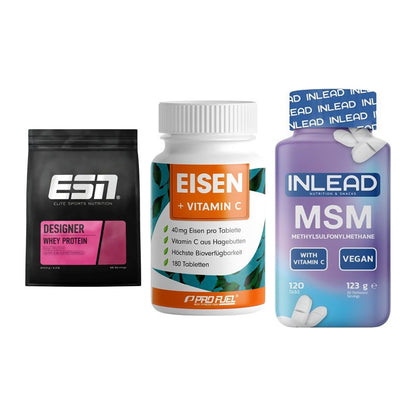 Regenerations-Set: ESN Designer + ProFuel EISEN + INLEAD MSM – alle enthaltenen Artikel