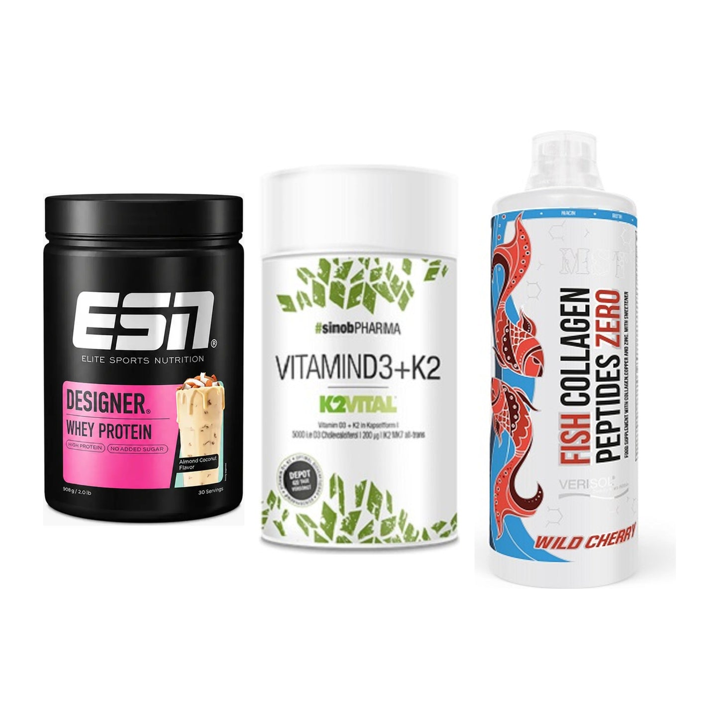 Regenerations-Set: ESN Designer + Sinob Vitamin + MST Fish – alle enthaltenen Artikel