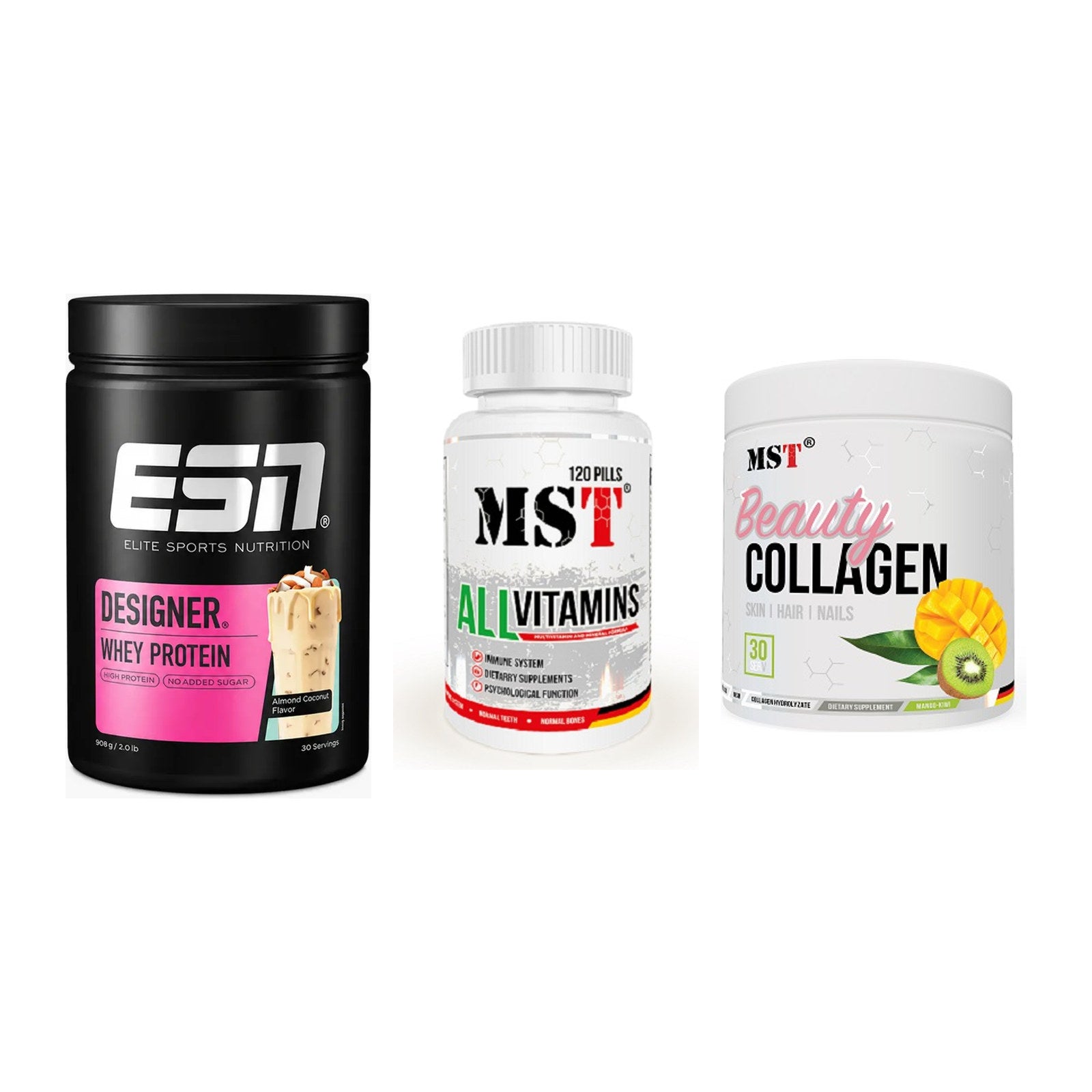 Regenerations-Set: ESN Designer + MST All Vitamin + MST Beauty – alle enthaltenen Artikel