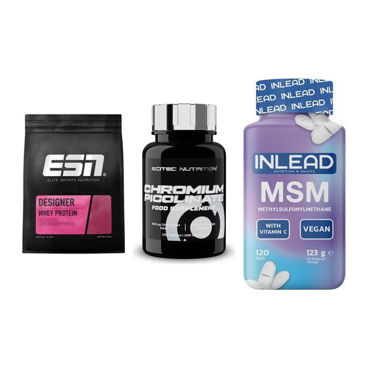 Regenerations-Set: ESN Designer + Scitec Chromium + INLEAD MSM – alle enthaltenen Artikel