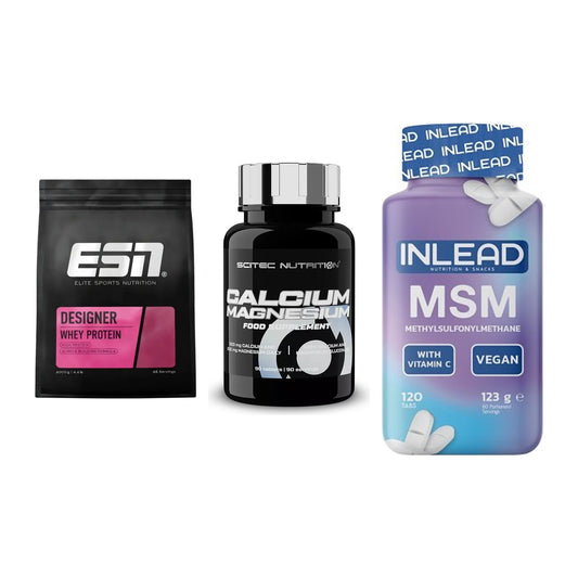 Regenerations-Set: ESN Designer + Scitec Calcium + INLEAD MSM – alle enthaltenen Artikel