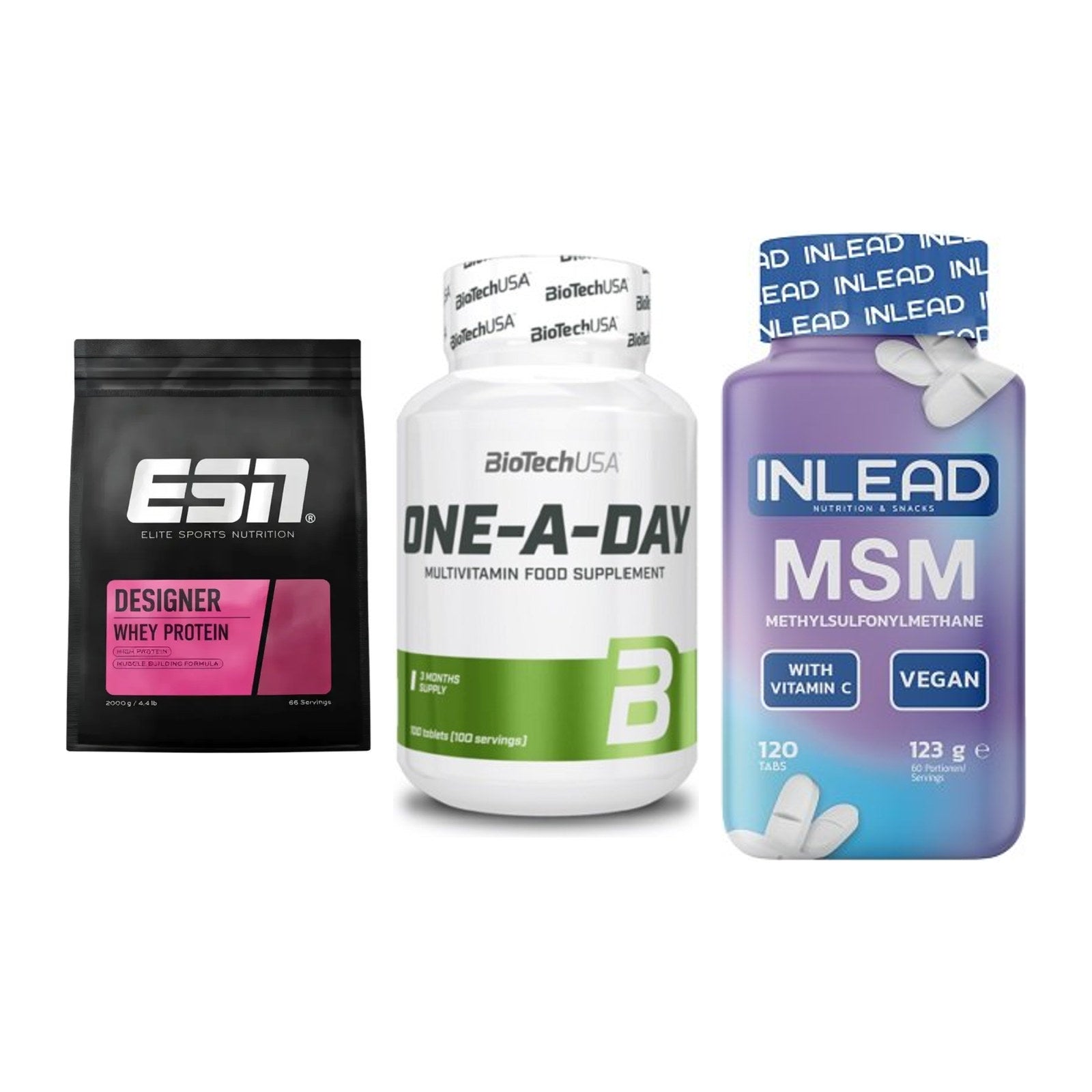 Regenerations-Set: ESN Designer + BioTech One A + INLEAD MSM – alle enthaltenen Artikel