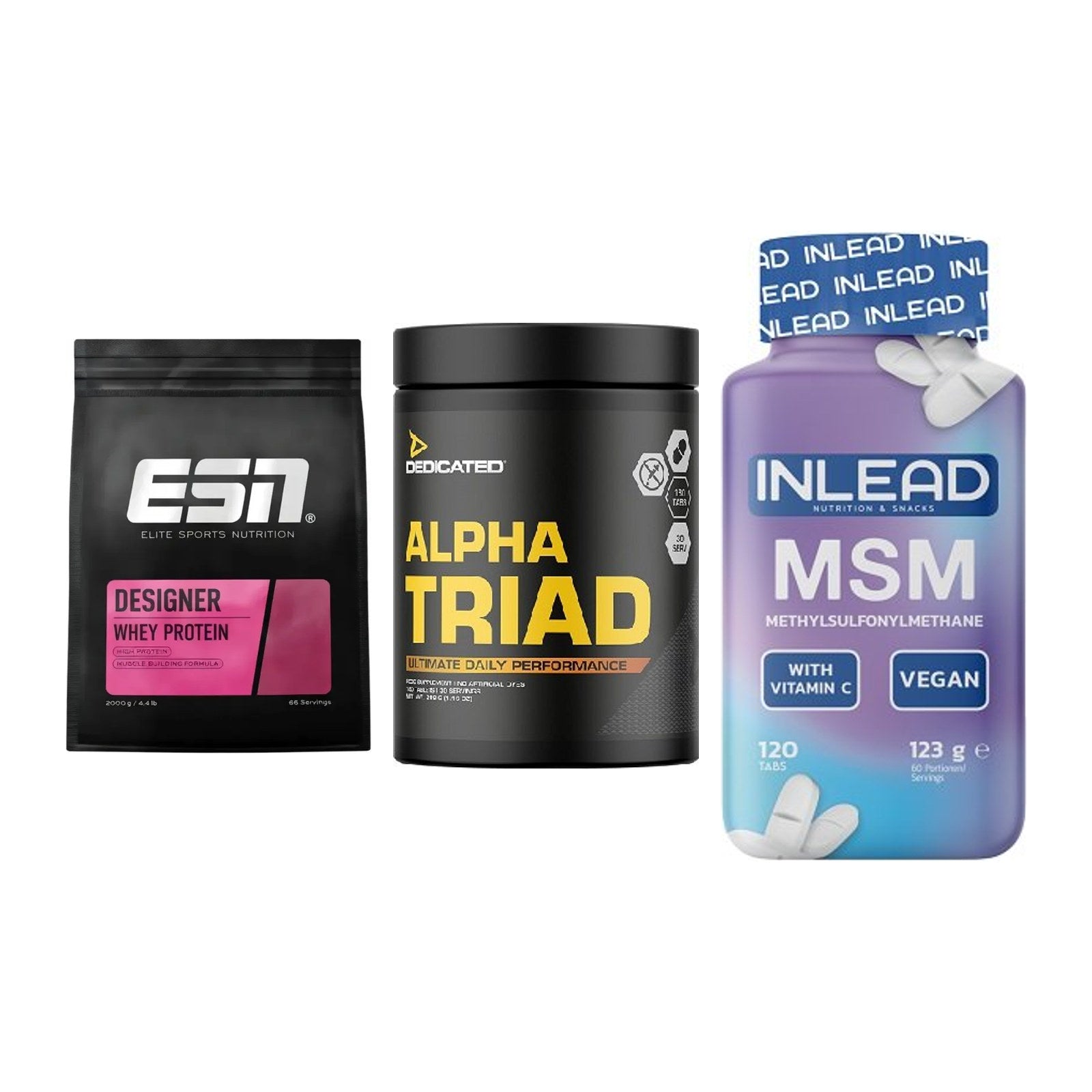 Regenerations-Set: ESN Designer + Dedicated Alpha + INLEAD MSM – alle enthaltenen Artikel