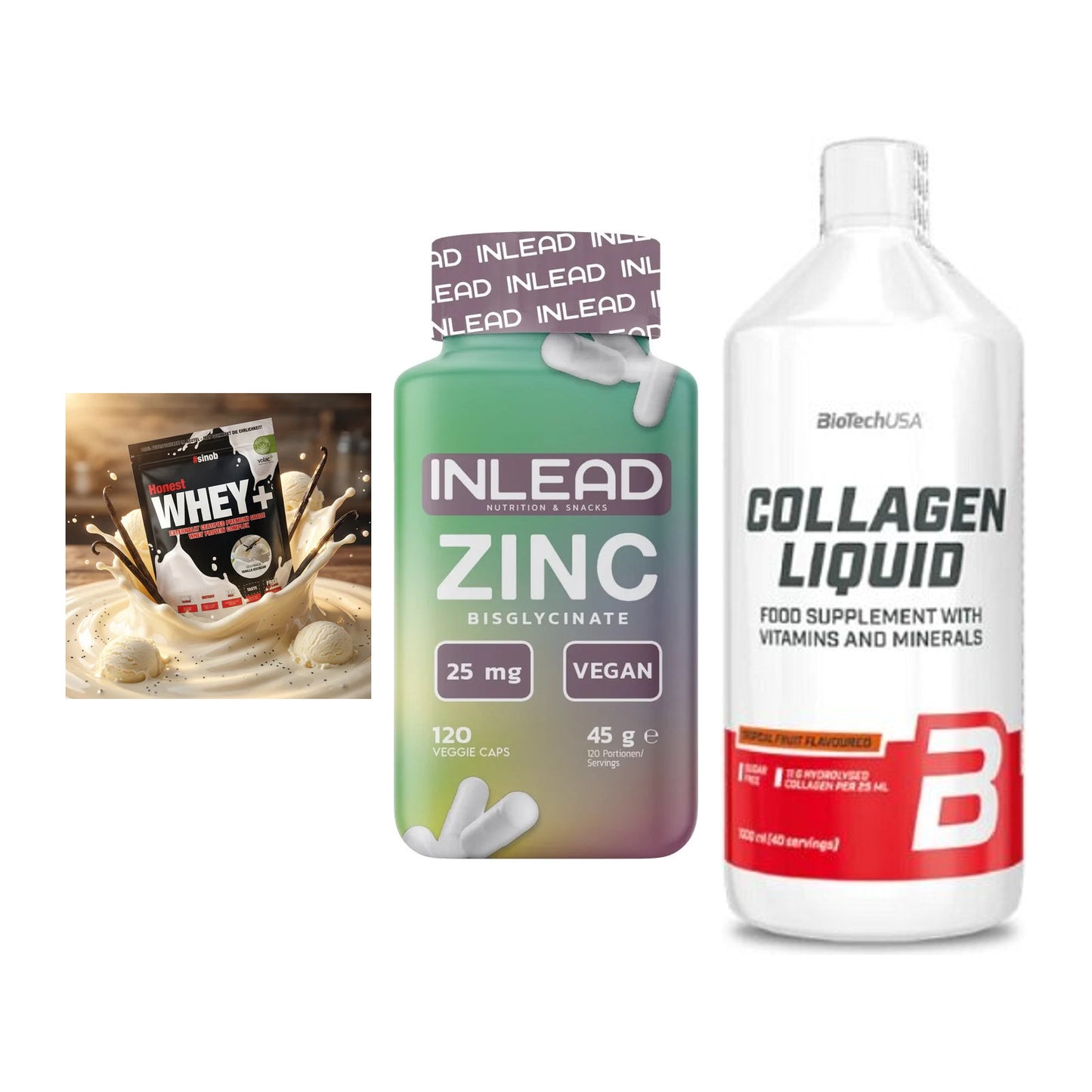 Regenerations-Set: Sinob Honest + INLEAD Zink + BioTech Collage – alle enthaltenen Artikel