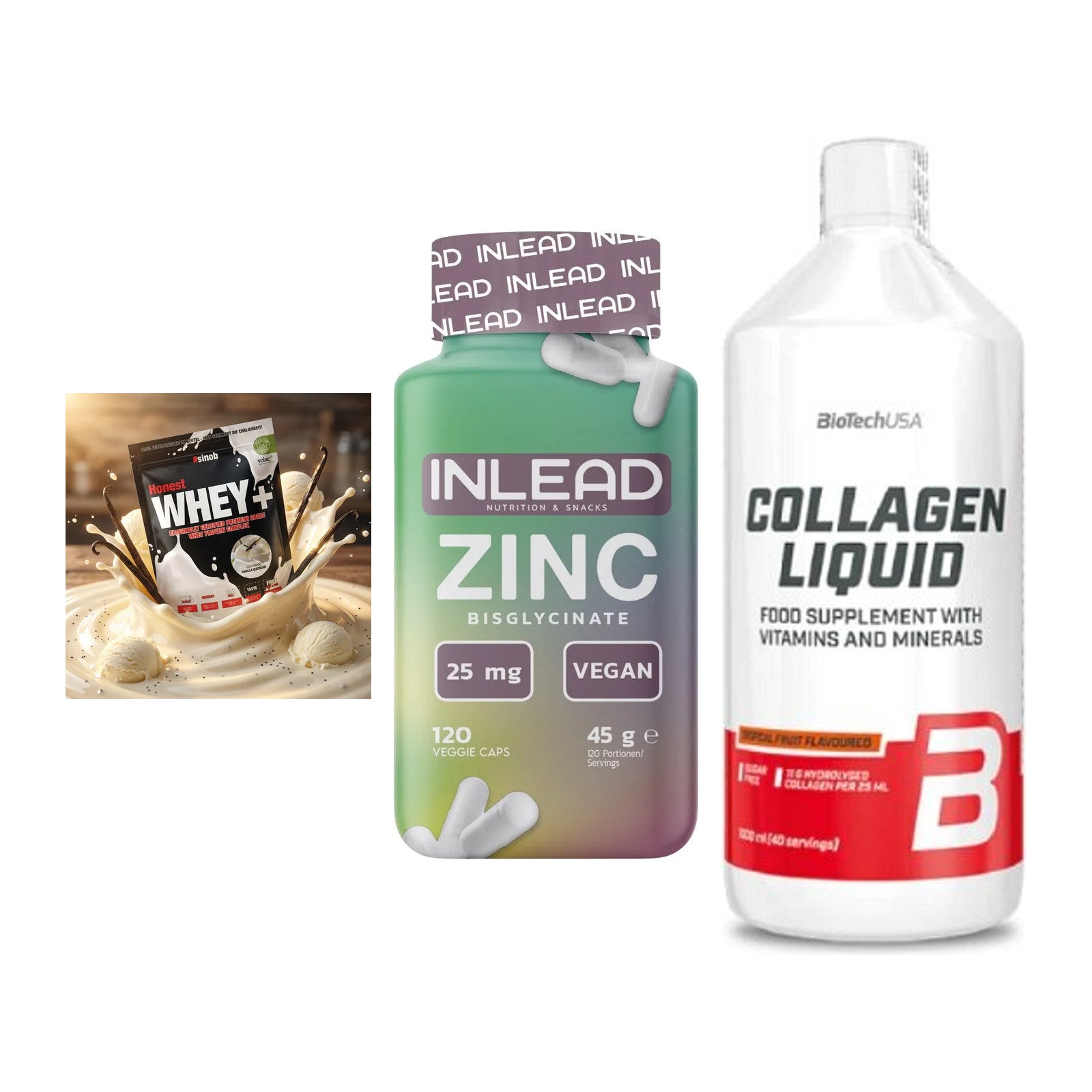 Regenerations-Set: Sinob Honest + INLEAD Zink + BioTech Collage – alle enthaltenen Artikel