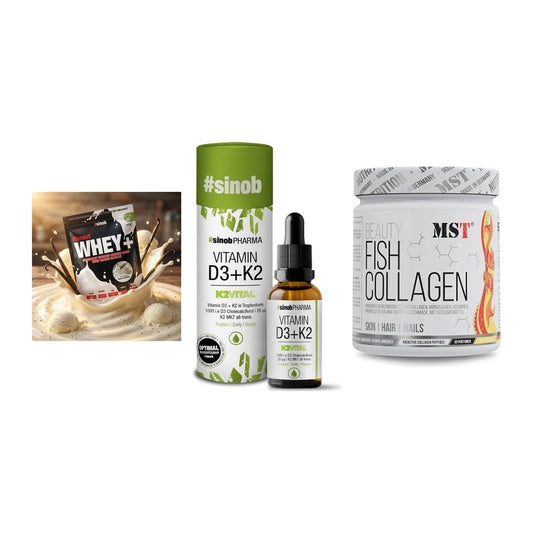 Regenerations-Set: Sinob Honest + Sinob Vitamin + MST Beauty Fish – alle enthaltenen Artikel