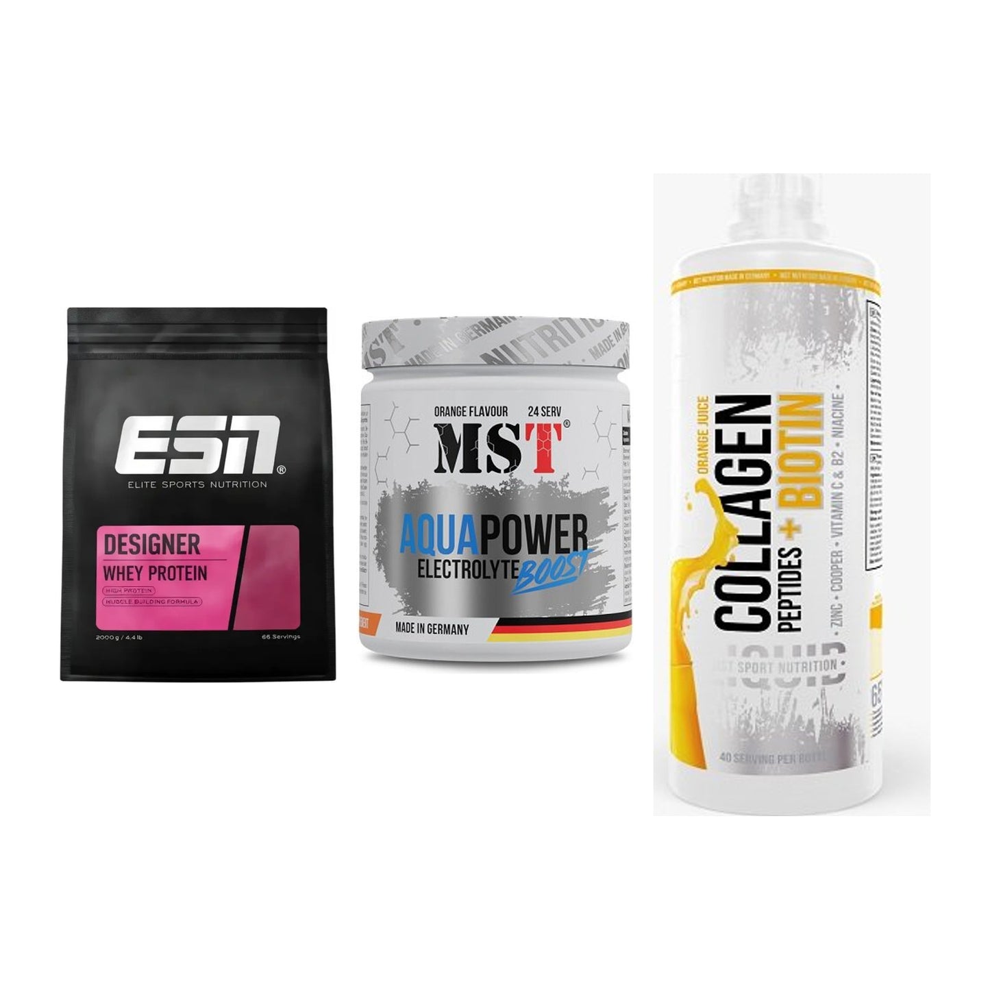 Regenerations-Set: ESN Designer + MST Aqua Power + MST Collagen – alle enthaltenen Artikel