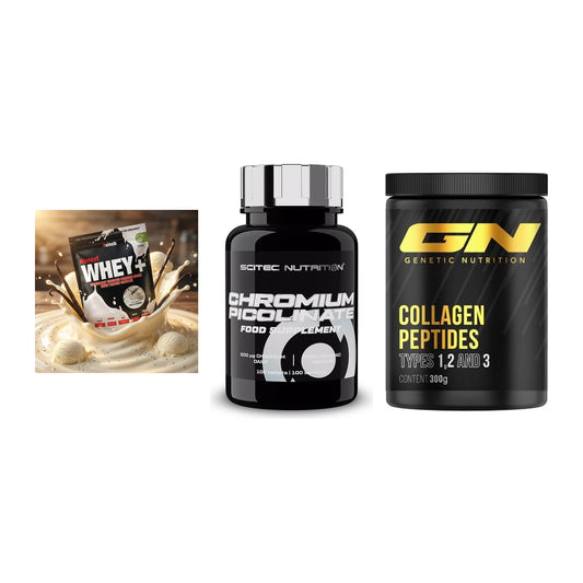 Regenerations-Set: Sinob Honest + Scitec Chromium + GN Peptan – alle enthaltenen Artikel