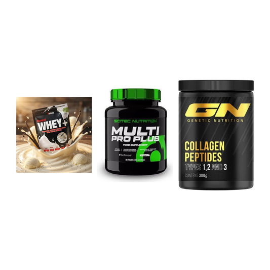 Regenerations-Set: Sinob Honest + Scitec Multi + GN Peptan – alle enthaltenen Artikel