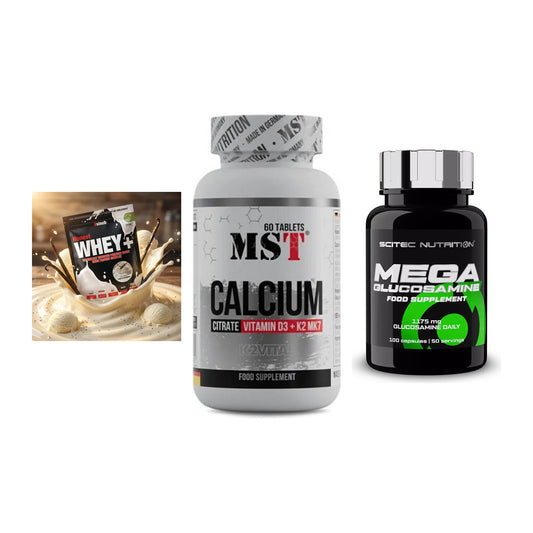 Regenerations-Set: Sinob Honest + MST Calcium + Scitec Mega – alle enthaltenen Artikel