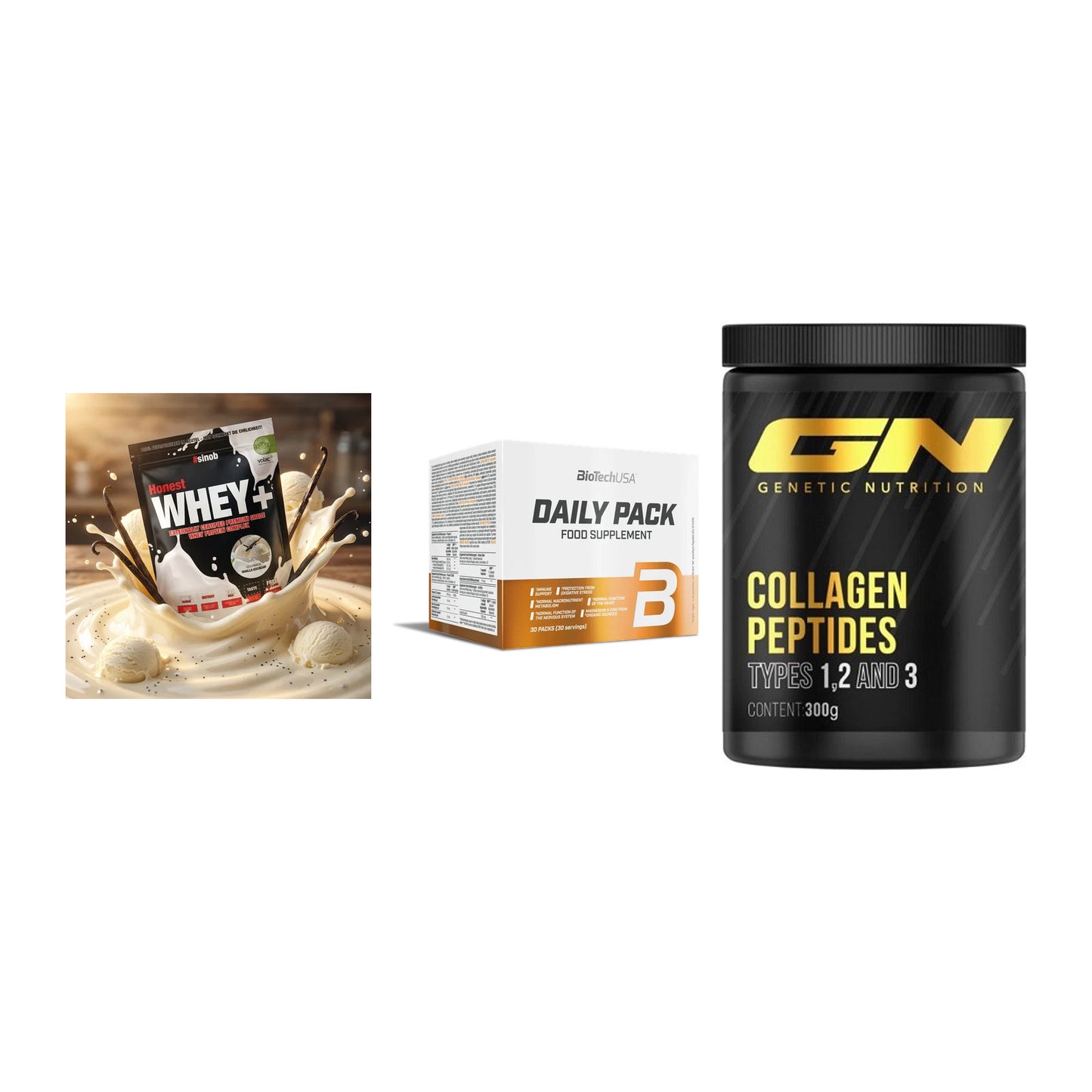 Regenerations-Set: Sinob Honest + BioTech Daily + GN Peptan – alle enthaltenen Artikel