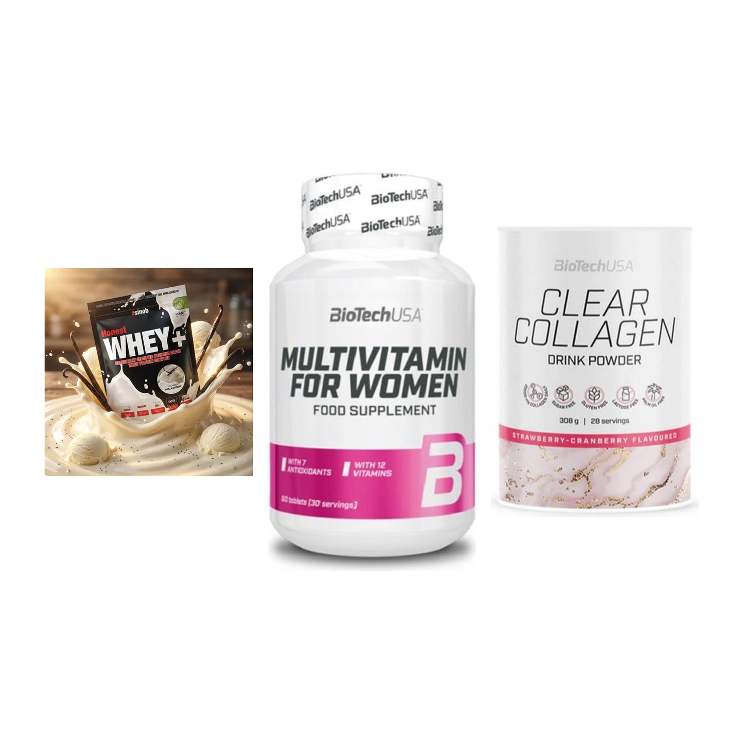 Regenerations-Set: Sinob Honest + BioTech Multivi + BioTech Clear – alle enthaltenen Artikel