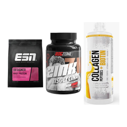 Regenerations-Set: ESN Designer + Big Zone Zink + MST Collagen – alle enthaltenen Artikel