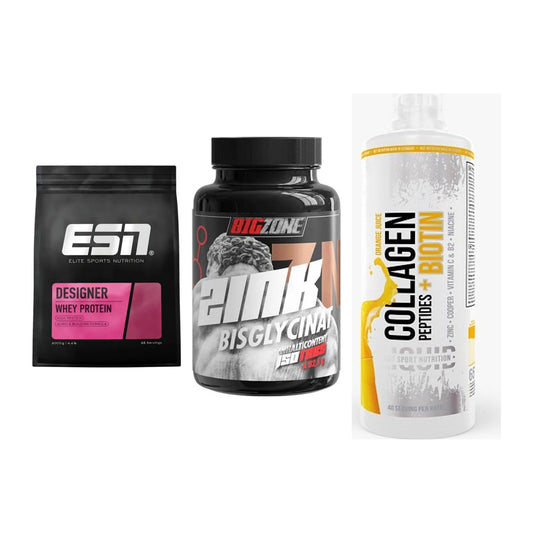 Regenerations-Set: ESN Designer + Big Zone Zink + MST Collagen – alle enthaltenen Artikel