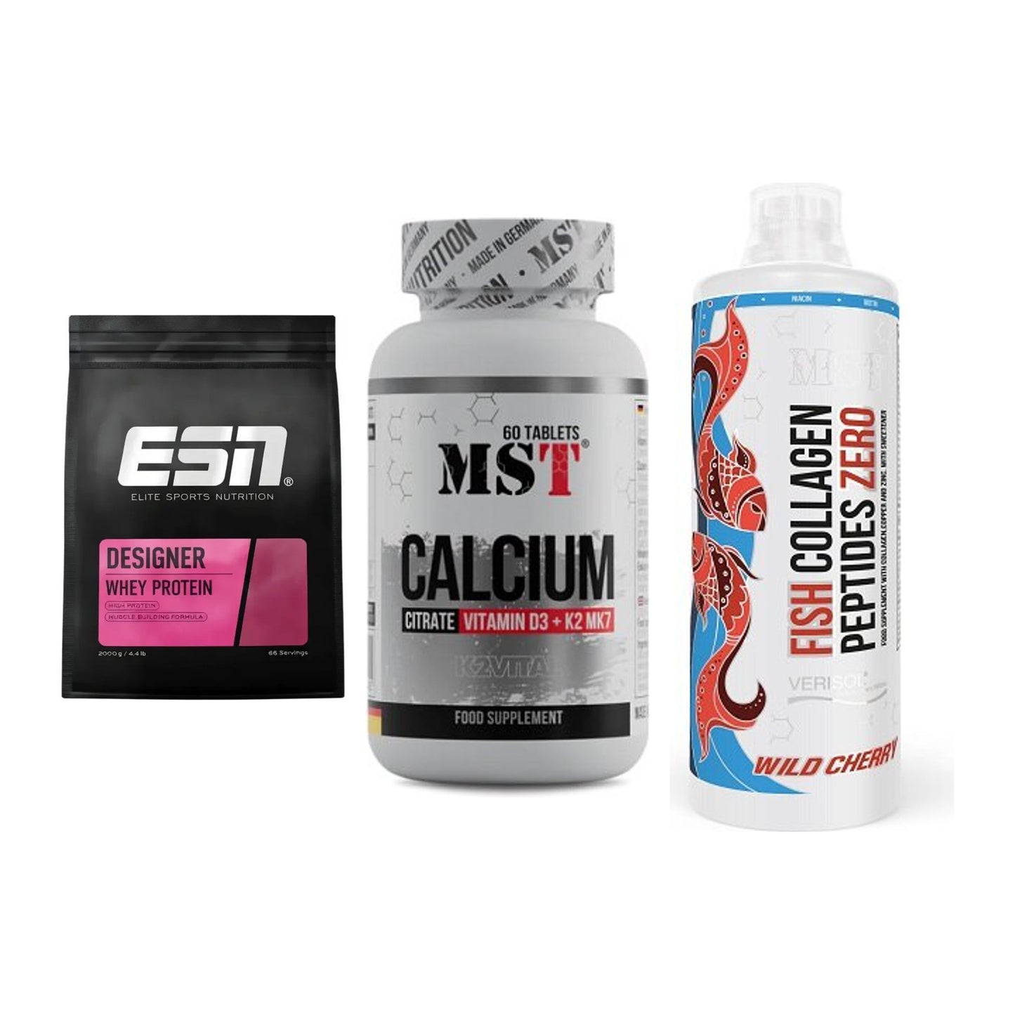 Regenerations-Set: ESN Designer + MST Calcium + MST Fish – alle enthaltenen Artikel