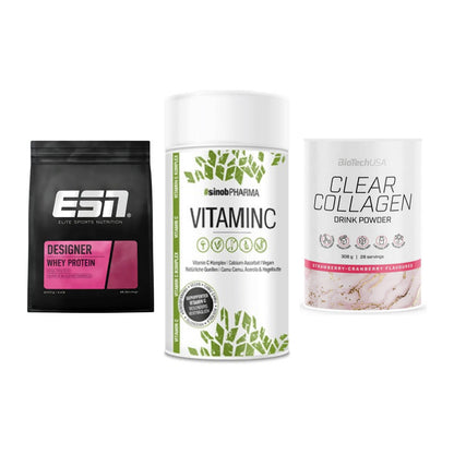 Regenerations-Set: ESN Designer + Sinob Vitamin C + BioTech Clear – alle enthaltenen Artikel
