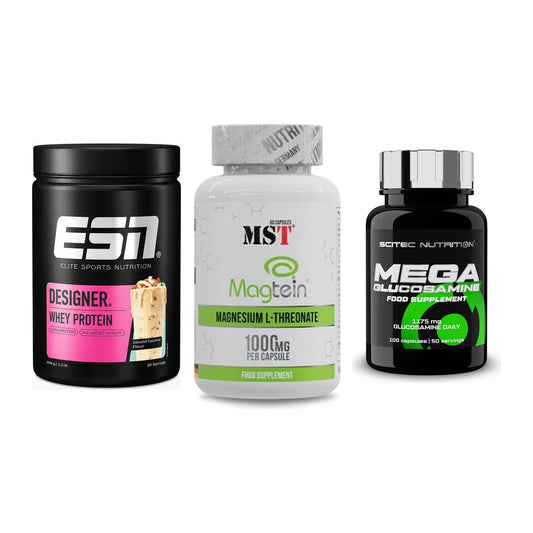 Regenerations-Set: ESN Designer + MST Magnesium + Scitec Mega – alle enthaltenen Artikel