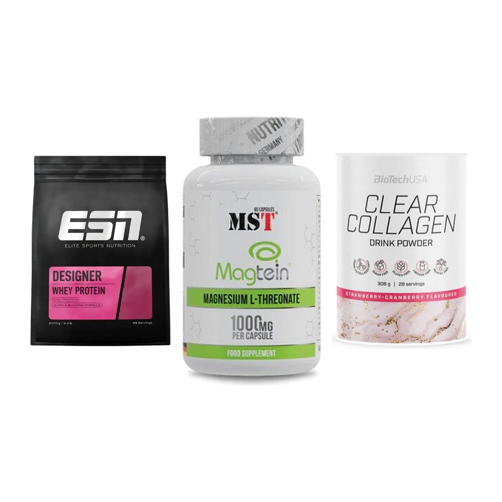 Regenerations-Set: ESN Designer + MST Magnesium + BioTech Clear – alle enthaltenen Artikel