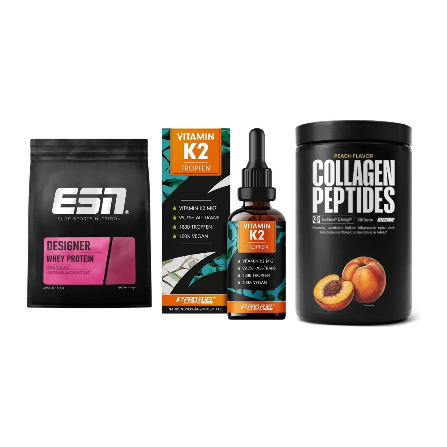 Regenerations-Set: ESN Designer + ProFuel Vitamin + Big Zone – alle enthaltenen Artikel