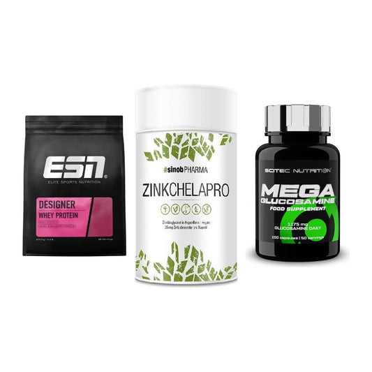 Regenerations-Set: ESN Designer + Sinob Zink + Scitec Mega – alle enthaltenen Artikel