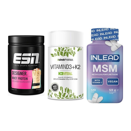 Regenerations-Set: ESN Designer + Sinob Vitamin + INLEAD MSM – alle enthaltenen Artikel