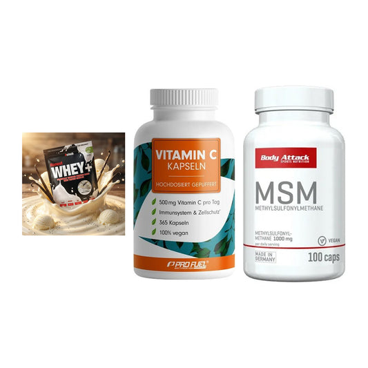 Regenerations-Set: Sinob Honest + ProFuel Vitamin + Body Attack MSM – alle enthaltenen Artikel