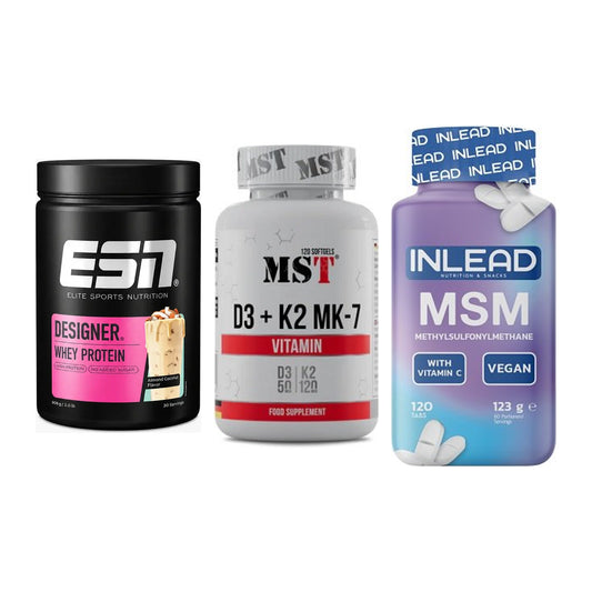Regenerations-Set: ESN Designer + MST Vitamin D3 + INLEAD MSM – alle enthaltenen Artikel