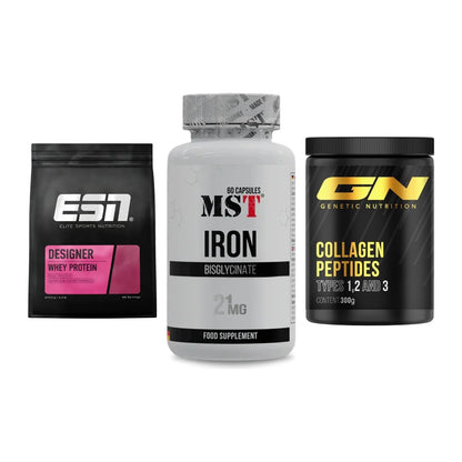 Regenerations-Set: ESN Designer + MST Iron + GN Peptan – alle enthaltenen Artikel