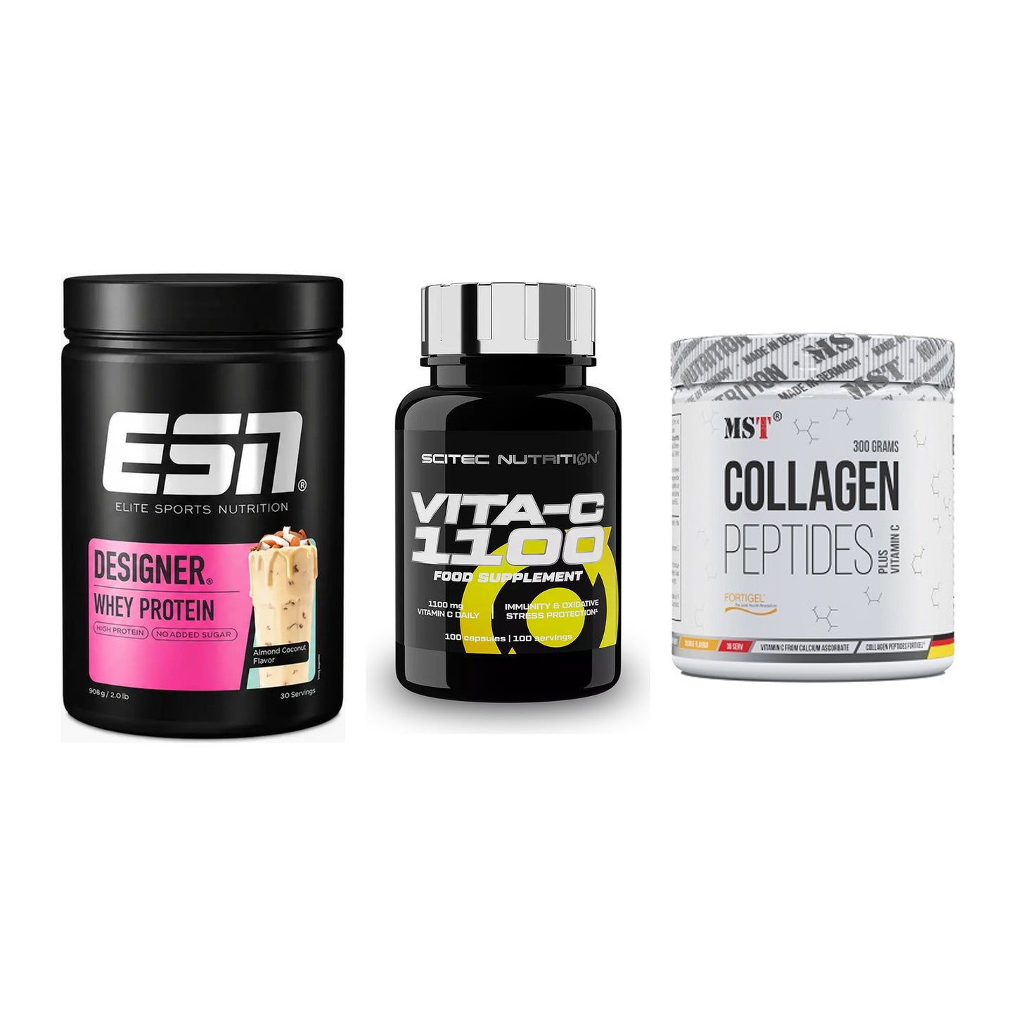 Regenerations-Set: ESN Designer + Scitec Vitamin + MST Collagen – alle enthaltenen Artikel