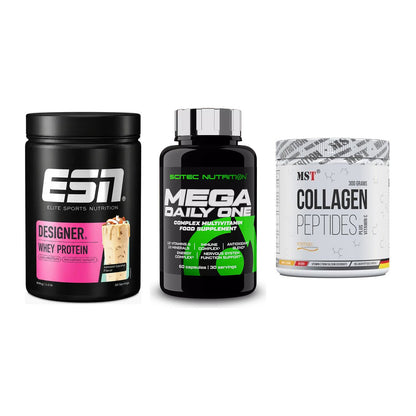 Regenerations-Set: ESN Designer + Scitec Mega + MST Collagen – alle enthaltenen Artikel