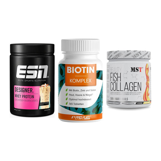 Regenerations-Set: ESN Designer + ProFuel BIOTIN + MST Beauty Fish – alle enthaltenen Artikel