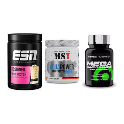 Regenerations-Set: ESN Designer + MST Aqua Power + Scitec Mega – alle enthaltenen Artikel