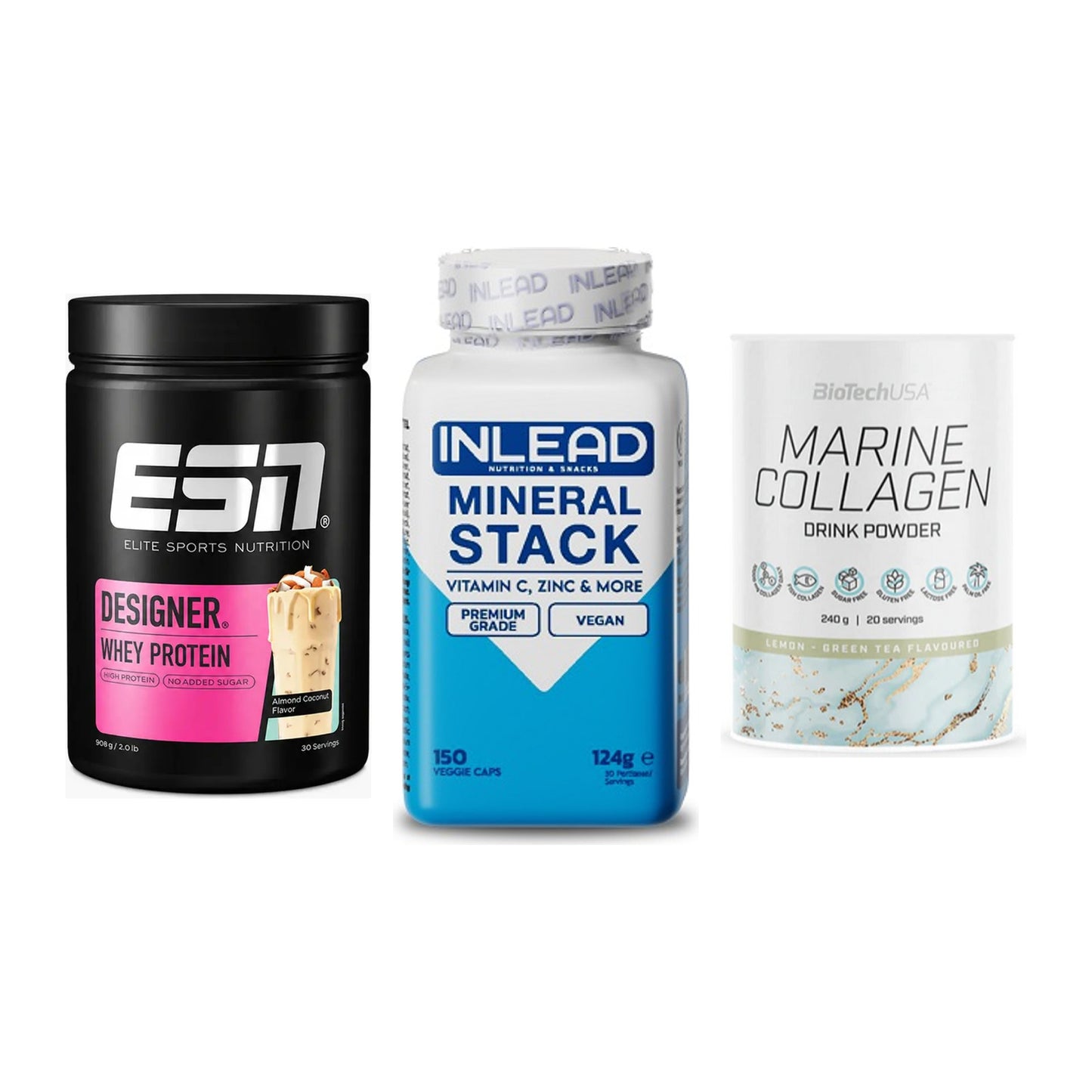 Regenerations-Set: ESN Designer + INLEAD Mineral + BioTech Marine – alle enthaltenen Artikel
