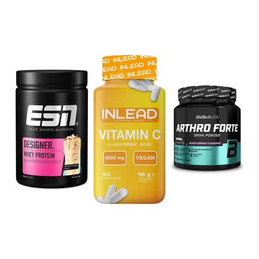 Regenerations-Set: ESN Designer + INLEAD Vitamin + BioTech Arthro – alle enthaltenen Artikel