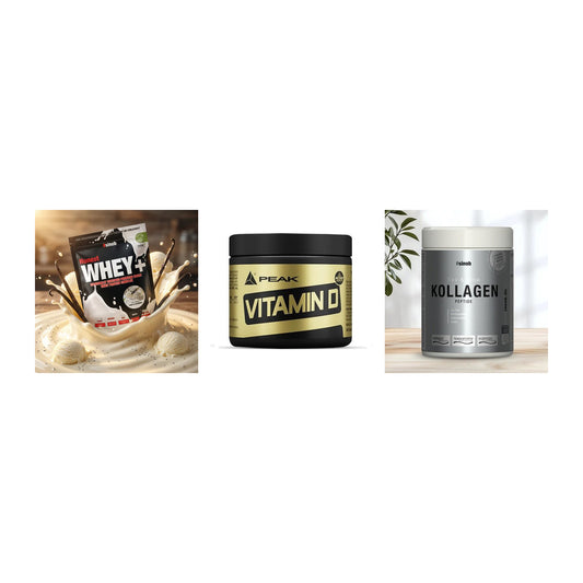 Regenerations-Set: Sinob Honest + Peak Vitamin D + Sinob Kollagen – alle enthaltenen Artikel