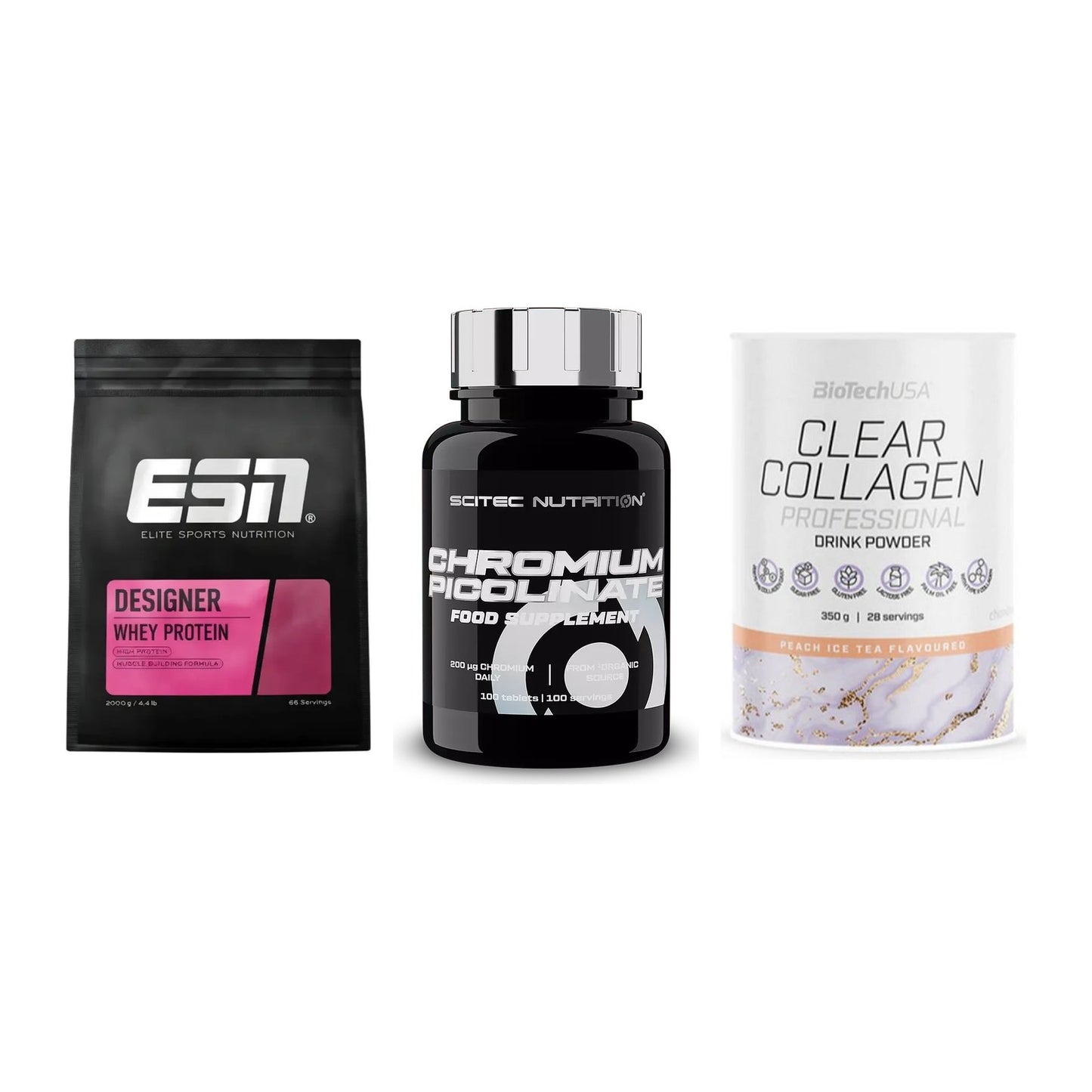 Regenerations-Set: ESN Designer + Scitec Chromium + BioTech Clear – alle enthaltenen Artikel