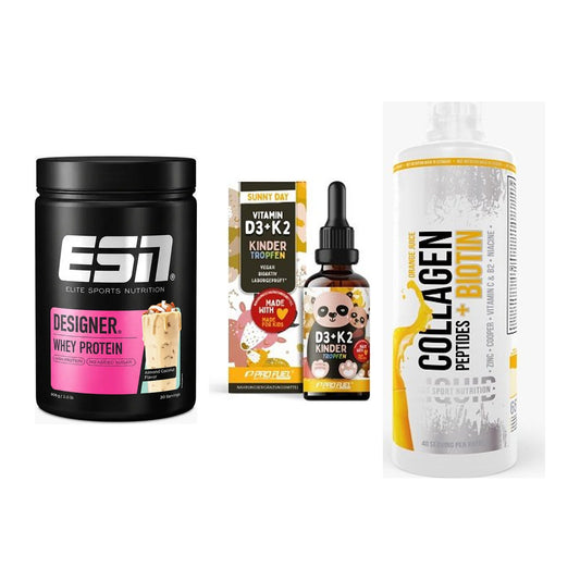 Regenerations-Set: ESN Designer + ProFuel VITAMIN + MST Collagen – alle enthaltenen Artikel